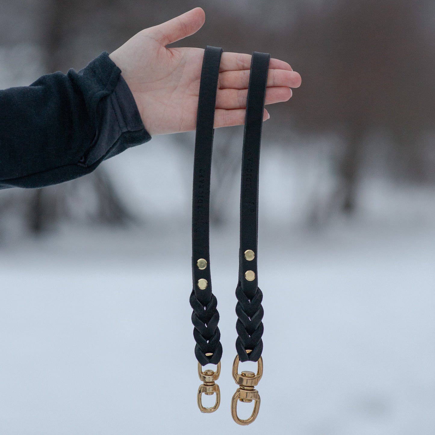 Handtag - Svart med twistlock