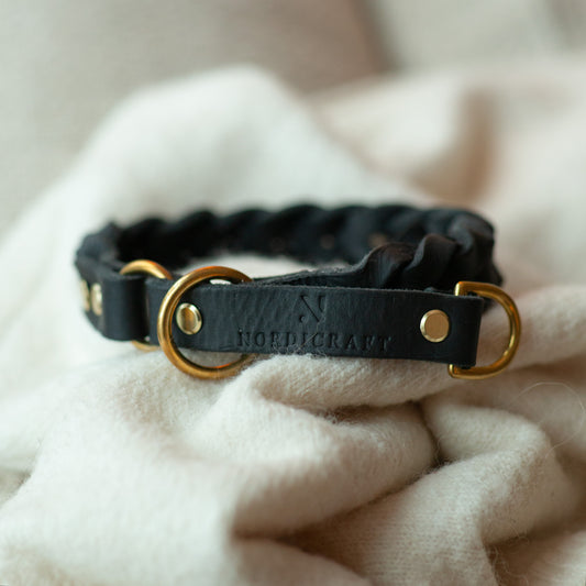 Halvstryp - Svart & Mässing 32+9cm