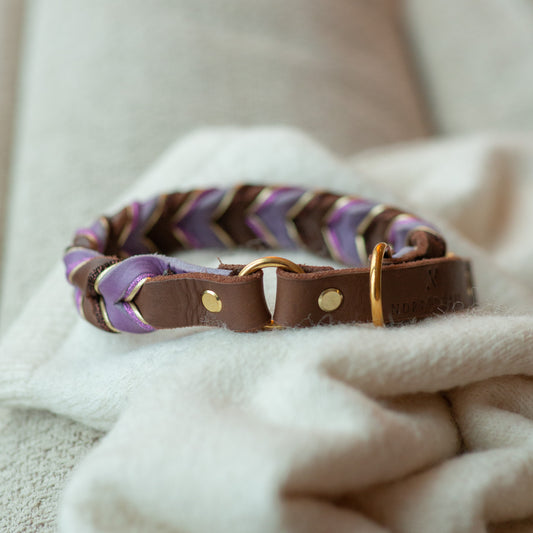 Halvstryp - Nougat & Syren 33+9cm