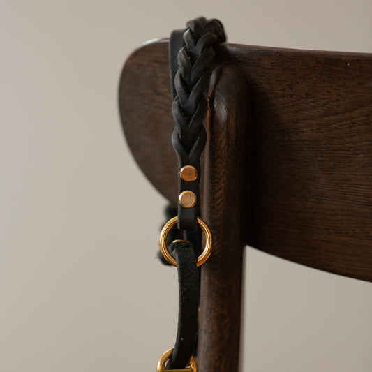 Retrieverkoppel - Svart & Guld