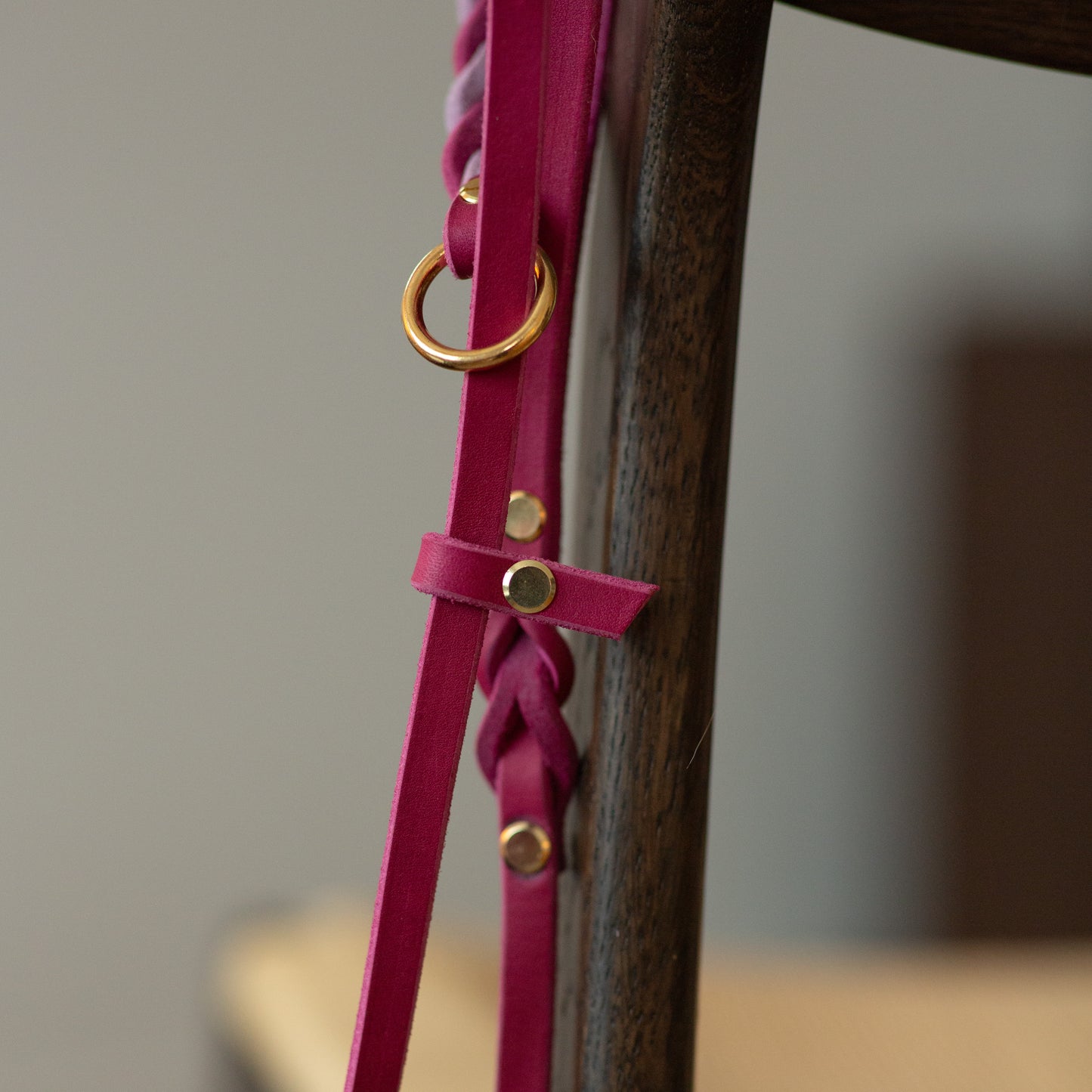 Retrieverkoppel - Mörkrosa & Ljusrosa