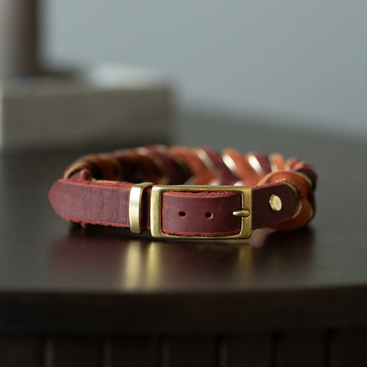 Fast halsband - Höstlöv