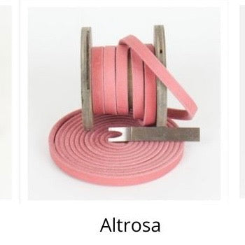 Fast halsband Altrosa - 35cm