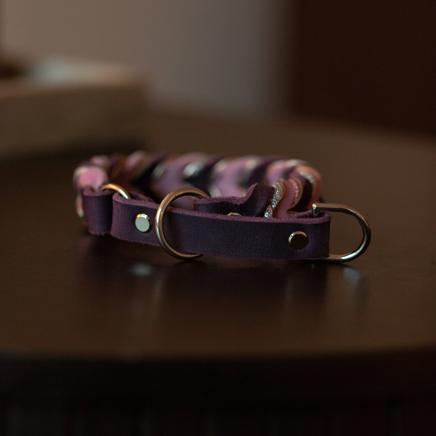 Halvstryp Lila & Ljusrosa - 33cm