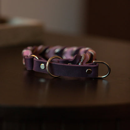 Halvstryp Lila & Ljusrosa - 33cm