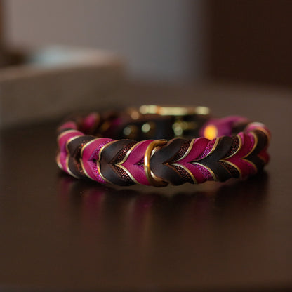 Fast Brun & Mörkrosa 39-45cm