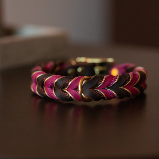 Fast Brun & Mörkrosa 39-45cm