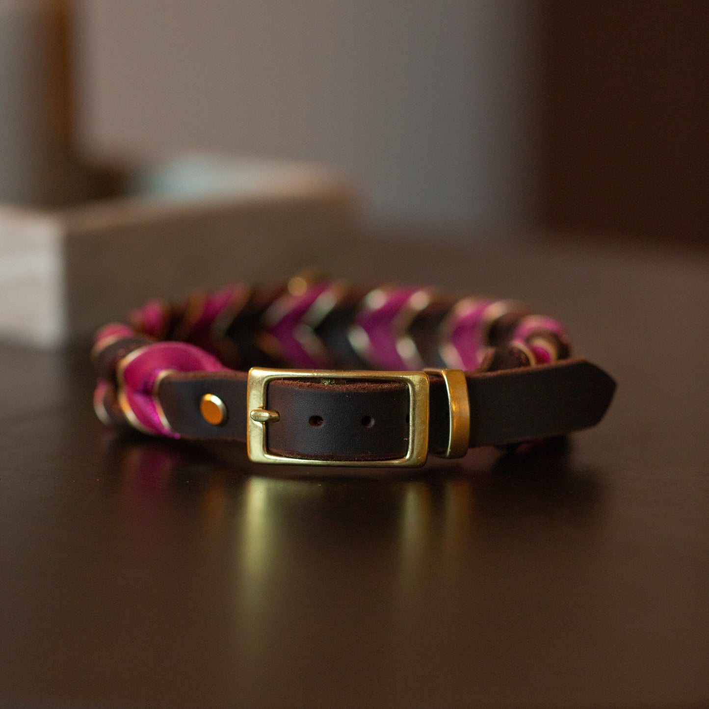 Fast Brun & Mörkrosa 39-45cm