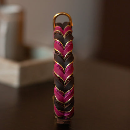 Fast Brun & Mörkrosa 39-45cm