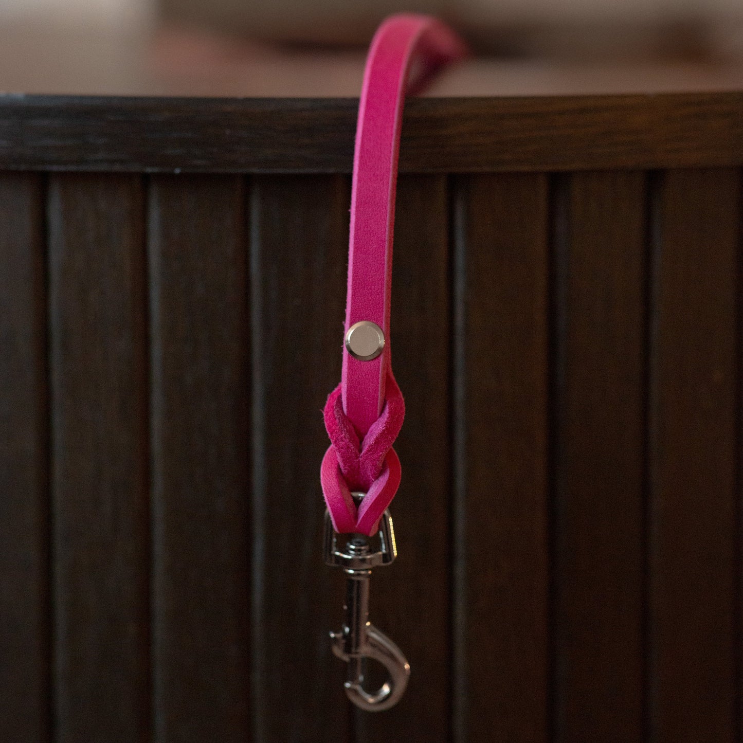 Kortkoppel Starkrosa - Silver