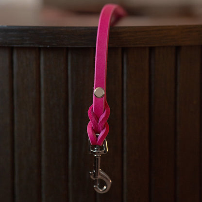 Kortkoppel Starkrosa - Silver