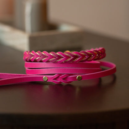 Retrieverkoppel Starkrosa