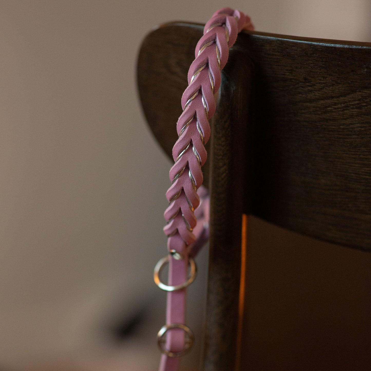 Retrieverkoppel Ljusrosa