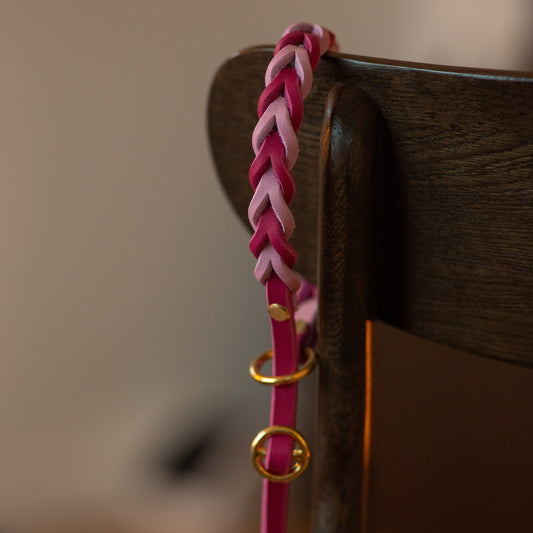 Retrieverkoppel Mörkrosa