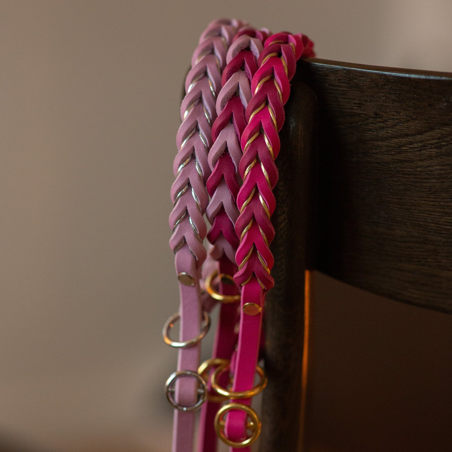 Retrieverkoppel Mörkrosa