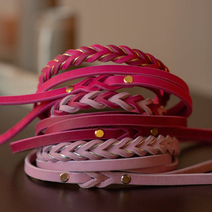 Retrieverkoppel Mörkrosa