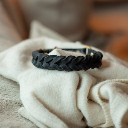 Halvstryp - Svart & Mässing 32+9cm