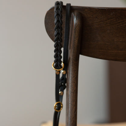 Retrieverkoppel - Svart & Guld